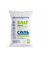 Соль таблетированная в п/п мешках по 25 кг Белый - фото