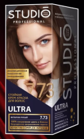 Краска для волос Студио Профешнл 7.73 Янтарно-русый NEW 50/50/15 мл, 6 шт/кор, арт. 50397  - фото