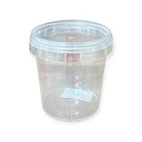 Комплект Банка 155мл  прозрачная + Крышка д/банки,ведра d69 Прозрачный - фото
