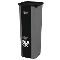 Банка для сыпучих продуктов Sugar&Spice Black 1.9 л 105*105*265 мм арт. SE168610621 с гибкой крышкой 1 шт. Черный - фото