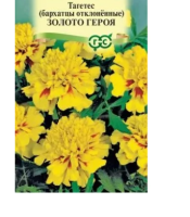 Бархатцы откл. Золото героя (Тагетес) 0,1 г DH  - фото