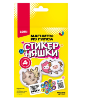 Магниты из гипса Стикерняшки "Весёлые друзья", Мо-001  - фото
