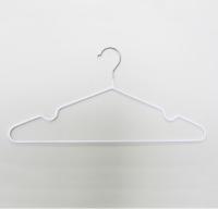 Вешалка метал. обрезиненная д/одежды, 405 мм,  арт. A04XL(бел), белая Белый - фото