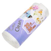Мешки для мусора ПНД 20 л 6 мкм 42*50 см EcoClean арт. 3286 белые 30 шт/рул Белый - фото