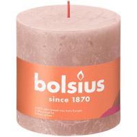 Свеча "Bolsius" 100*100 мм, туманный розовый  Розовый - фото