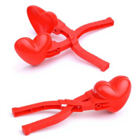 Снежколеп "Сердечко", 712-1, 18 см (1) Красный - фото