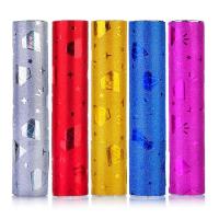 Хлопушка пневматическая "Голография" 20см, S1432 Микс - фото