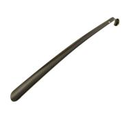 Ложка рожок для обуви с крючком МЕТАЛЛИЧЕСКАЯ 55 см, антик БРОНЗОВАЯ, 702515 (8) Бронзовый - фото