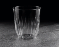 Комплект стакан Баккара 200мл 1/25 + крышка д/ст.ф78РЕТ купол с отв. 1/25 Прозрачный - фото