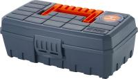 Бокс для хранения Blocker Techniker 9" серо-свинцовый/оранжевый, арт. BR365010026 Серый - фото