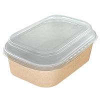45шт Коробка с купольной PET крышкой OSQ CASE BOWL 660 Коричневый - фото