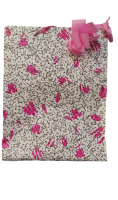 Пакет бумажный MPLUS REAL MOOD 270x120x350 /PAP-Pa10 nastro Paper  mm 35 d.95mm n.8 pet MARRONE 16282771080 1628/80 1шт  - фото