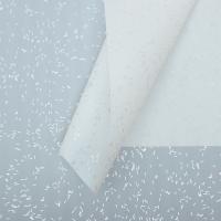 Пленка для цветов, "Звёздное небо", белый, 57х57 см ( 20 штук ) 9950527 Белый - фото