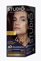 Краска для волос Студио Профешнл 4.4 Мокко NEW 50/50/15 мл, 6 шт/кор, арт. 3142  - фото