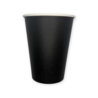Стакан бумажный 350мл для горячего Черный 50шт Черный - фото
