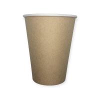 Стакан бумажный 350мл для горячего Крафт 50шт, арт. HF111 300126 Коричневый - фото