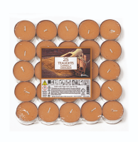 Свеча чайная арома 25 шт - Корица, Cinnamon, 021934DSE, Италия Коричневый - фото