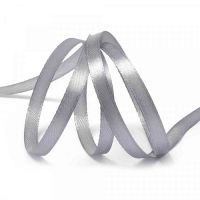 Лента тканная атласная  6мм*25Y Серебрянная, арт. 0925-06/179, F014-06/59  - фото