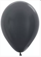 Шар латексный Sempertex (12''/30см) Графит (578), металлик, 1шт. (1), Воздушные шары Графитовый - фото