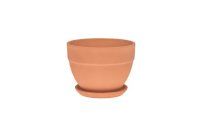 Керамический горшок Терра V2,1 D18 Овал борт, арт. 568746 Коричневый - фото