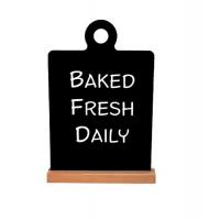 Меловой тейбл-тент CUTTING BOARD #1 101366 Черный - фото