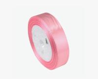 Лента атласная, 2см*25ярд, 04 светло-розовая (10шт/упак)/300 Розовый - фото