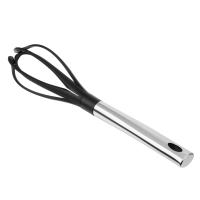 Венчик 30,8*5,7 см, нерж. сталь, нейлон, Блэк, SATOSHI Монте, 882-440 Серебро - фото