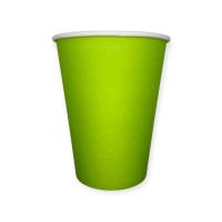 Стакан бумажный А6 Круги, Оранж, Бордо,Зелен,Кофе коробка 60  - фото