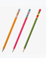 Карандаш чернографитный  "ЗВЕРУШКИ", 1 шт., HB, корпус ассорти, 181779 (45) ЮНЛАНДИЯ Разноцветный - фото