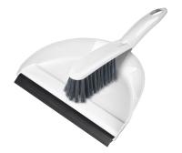 Комплект щетка-сметка "Гуд" с совком с кромкой (белый), 223200929/01 Белый - фото