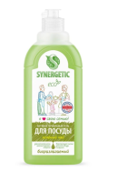 Гель д/мытья посуды 0,5л "Synergetic" Зеленый чай (14) 103058/14  - фото