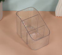 Органайзер для хранения «CRISTAL», 3 секции, 14,7 × 9 × 11 см, цвет прозрачный  Прозрачный - фото