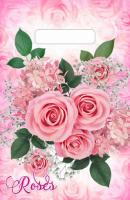 Сумка-пакет 20*30 с прорубной ручкой Воздушные розы, 100 шт Розовый - фото