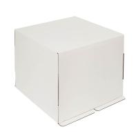 Коробка для торта СТАНДАРТ 300*300*300 белая 3061  - фото
