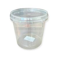 Комплект Банка 360/93/К универсал прозрач + Крышка д/банки Р93 прозрач Прозрачный - фото