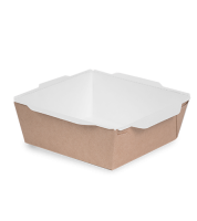 Коробка 900 мл 135/150*135/150*48 OSQ OpSalad 900 (50/400) Коричневый - фото