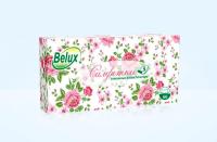 Салфетки косметические нон-стоп “BELUX” в коробке, 3-сл, 60шт, арт. 1100 Белый - фото