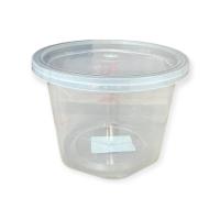 Комплект Банка универсал 280/96 шестигранная прозрачная + Крышка д/банки Р96 Прозрачный - фото