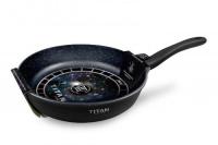 Сковорода 26 «Titan Space» индукция н/р 918126i Черный - фото