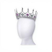 Корона карнавальная "Корона", S2329 Серебро - фото
