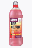 Средство универсальное для мытья полов "Sanfor"® УЛЬТРА БЛЕСК (Освежающий цитрус), 1000 мл  - фото
