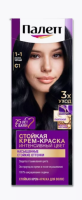 Крем-краска для волос ПАЛЕТТ C1 (1-1) иссиня-черный  - фото