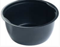 Контейнер У  500 мл черн. 1/50 (12) (Р Крышка У), М-132 Черный - фото