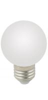 Лампа-шар LED 3W E27 3000K (100) Белый - фото