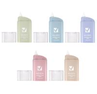 Корректирующая лента BRAUBERG COMPACT PASTEL, 5 мм х 6 м, цвет микс, блистер, 272495 (15) Белый - фото