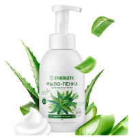 Мыло-пенка для рук и тела 0,5л, гипоаллергенное "Synergetic" Свежесть алоэ (6) 105010  - фото