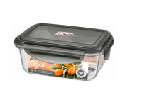 Контейнер для продуктов OPAL (Тритан) прямоугольный 0,45л (черный) (12) 433146613 Черный - фото