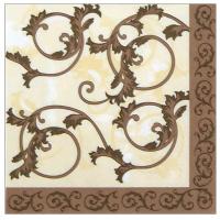 Салфетки бум.  Bouquet  33*33, 3сл 20шт "Мишель" (12)  - фото