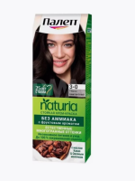 Крем-краска для волос ПАЛЕТТ NATURIA Темно-каштановый тон 3-0  - фото