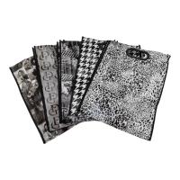 Сумка Эко с проруб. ручкой 32*42*12 черн/бел (5 микс), 3242 Микс - фото